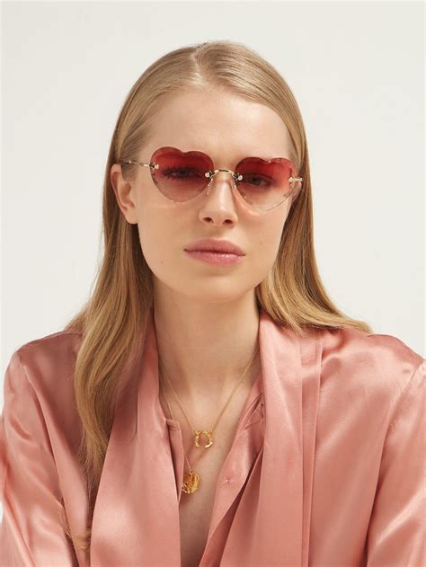 chloe sunglasses heart shaped|Chloé Designer Sunglasses & Eyewear .